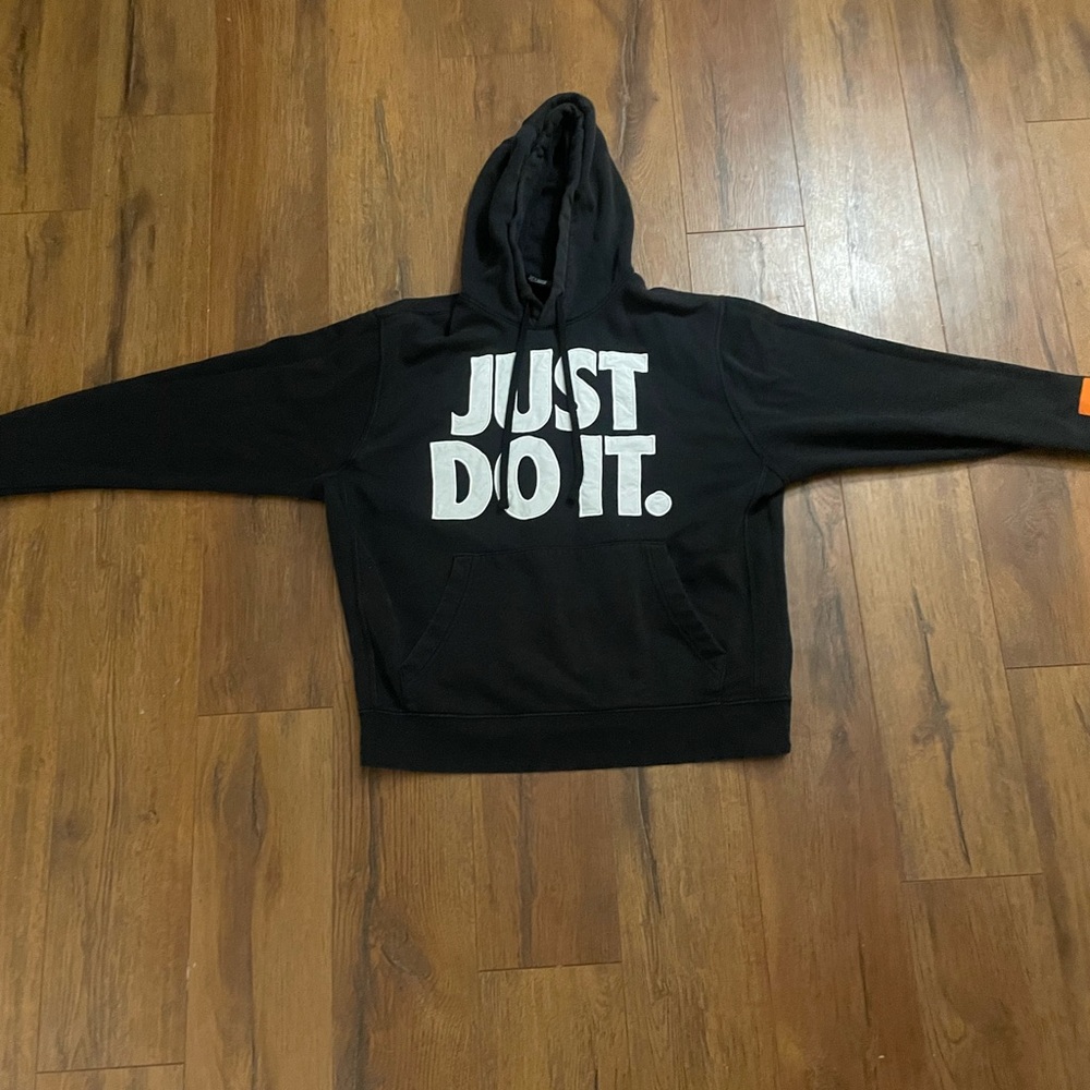 Black Just Do It Nike Hoodie.